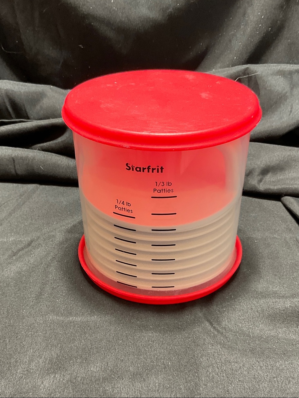 Starfrit Burger Patty Press and Storage Container